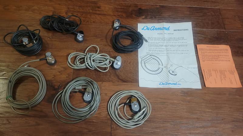 Vintage Dearmond "Bug" pickups model 800/700 1940-60s - owned by Bill Thacker image 1