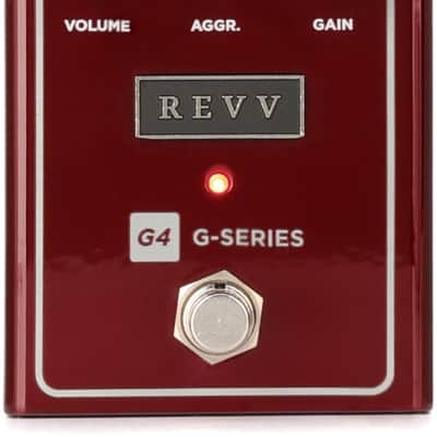 Revv G4 V2 Distortion Guitar Pedal - Red Bild 1