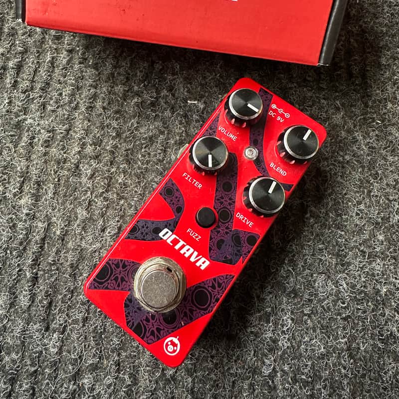 2010s Pigtronix Octava Micro Octave Fuzz Red