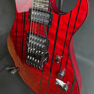 Schecter Synyster Standard Plus Electric Guitar Transparent Deep Red Finish imagen 7