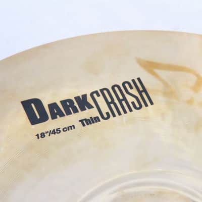 ZILDJIAN K.Zildjian Dark Crash Thin Brilliant 18-inch 1310g Zildjian Crash Cymbal (03/17) image 2