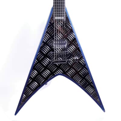 ESP Ltd Static-600V Wayne Static Signature Guitar 2009 Gun Metal Blue image 2
