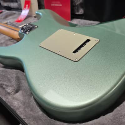 Fender American Professional II Stratocaster BRAND NEW Surf Green Metallic Pearl Maple Neck MN Postmodern Deluxe Heel USA Strat Guitar image 12