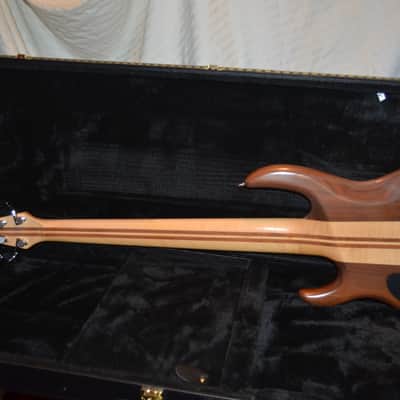 Carvin lb76 6 string bass guitar walnut image 14