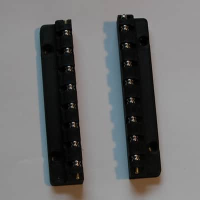 8 String Roller Nut & Bridge 3/8 String Spacing for parallel spacing image 2