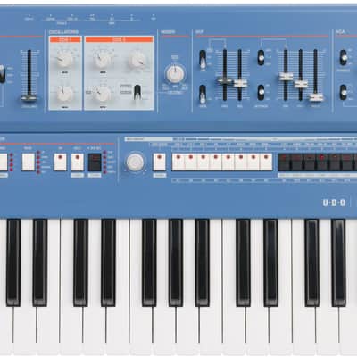 UDO Audio Super 6 12-Voice Polyphonic Binaural Analog-Hybrid Synthesizer 2020 Black image 1