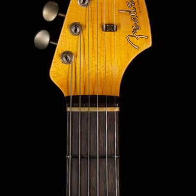 Fender Custom Shop 1959 Stratocaster Heavy Relic Rosewood Fingerboard Aged White Blonde (691) image 5