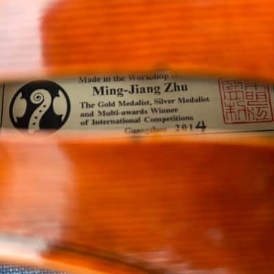 16” Ming-Jiang Zhu MJ200 Tertis Viola w/ Pernambuco Bow, Case, & Extras image 7