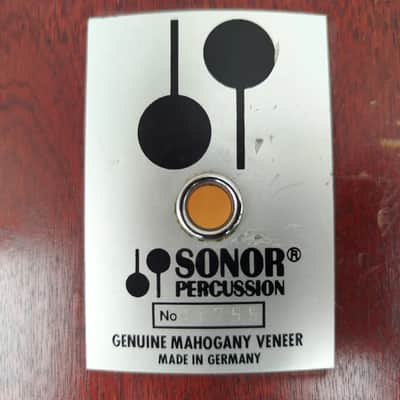 SONOR Phonic Jazz Set 1980s, Red Mahogany. image 10