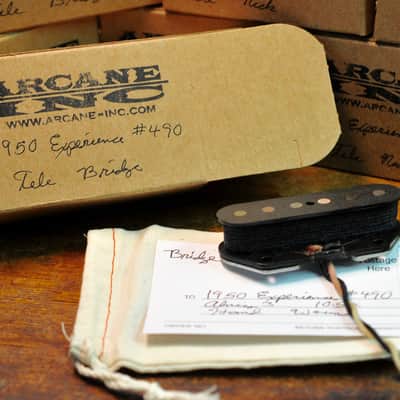 50 / 42 Experience Tele pickup set by Arcane Inc. Hand Wound image 2