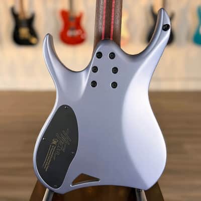 Mayones Hydra Elite 7 - Slate Blue Gray Satin Monolith Custom Color - Custom Shop Headless image 2