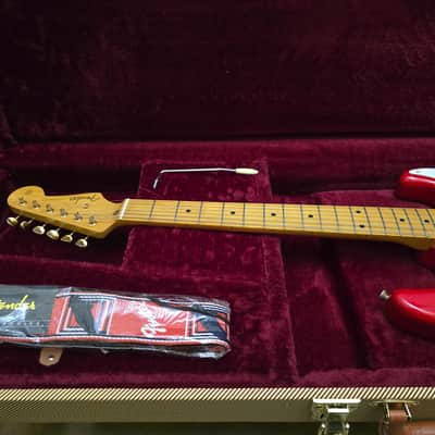 Rare! 1993 Fender Japan Custom Edition 50's Stratocaster ST57G Charcoal Red image 8