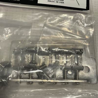 NOS 2000's Fender USA American Standard Stratocaster Complete Base Plate & Saddles image 7