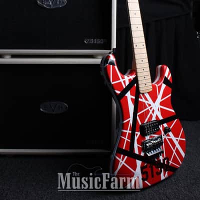 Kramer 1984 Reissue 2005 Eddie Van Halen 5150 Striped Electric Guitar w Gig Bag image 19