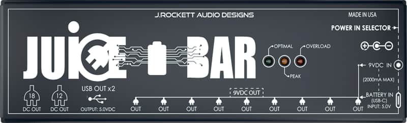 J. Rockett Audio Designs Juice Bar Power Distributor and Voltage Converter (JuiceBard2) image 1