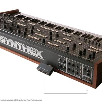 Elka Synthex  - Original Midi Break-Out Box for Rev 2 - Computer Interface image 8