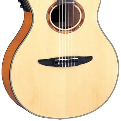 Yamaha NTX900FM Flamed Maple Classical Cutaway with Electronics Natural