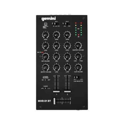 Gemini Audio Equipment MXR-01BT 2-Channel Professional Mixers Bluetooth Input DJ image 2