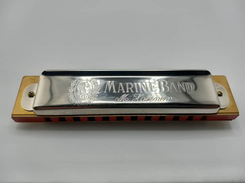M. Hohner Marine Band Key of C Harmonic with Case image 1