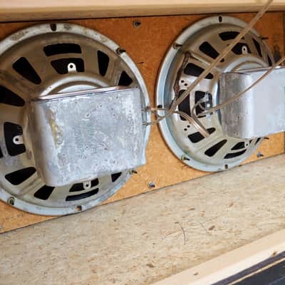 1966 Epiphone 2x10 Vintage Guitar Amp Extension Speaker Cab by Gibson, Kalamazoo image 9