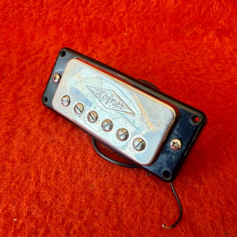 Hofner Verithin Guitar pickup 1960’s - Embossed logo original vintage Germany Höfner image 1