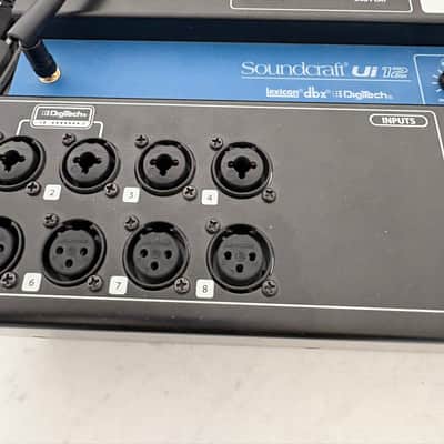 Soundcraft Ui12 12-Channel Remote Controlled Digital Mixer 2010s - Black/Blue image 4