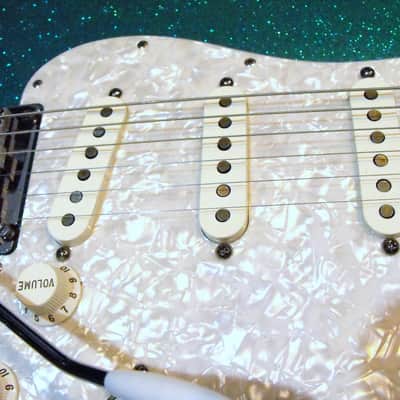 2001 Fender Mars Music Short-Run / Special Edition Crossroads Stratocaster - Teal Sparkle image 6