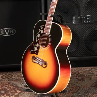 Gibson SJ-200 Standard Maple Left-Handed Acoustic/Electric Guitar - Triburst with Hardshell Case image 21