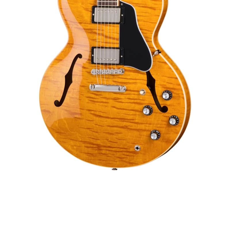 Photos - Guitar Gibson USA ES-335 Figured Honey Amber w/case Honey Amber