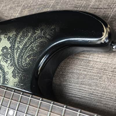 MyDream Partcaster Custom Built - Black Paisley SRV image 10