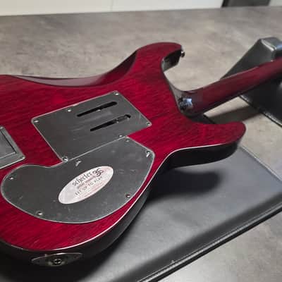 SCHECTER C-1 Hellraiser-S FR LH Left Hand SUSTANIAC SYSTEM! EMG 81 Floyd Rose AAA Quilt Top 24 Fret Super Strat Pro Lefty C1 Guitar image 12