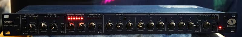 Symetrix 528E Voice Processor Channel Strip w/3-band EQ, Compression, Expansion, De-Esser image 1