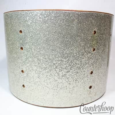 Slingerland 9x13" 3Ply African Mahogany Tom Drum Shell Silver Sparkle Sound King image 1