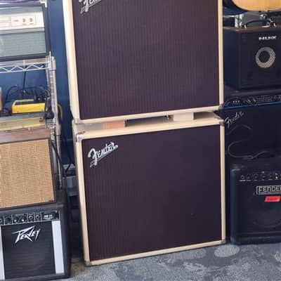 Fender Vibro-King 60W HEAD & 2 CABS - Blonde/Oxblood- USED image 2