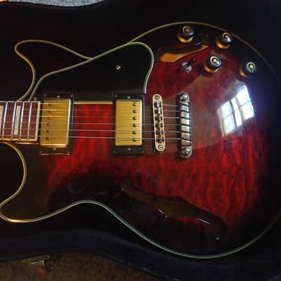Ibanez AM93-TRS-12-01 2010s - Transparent Red image 4