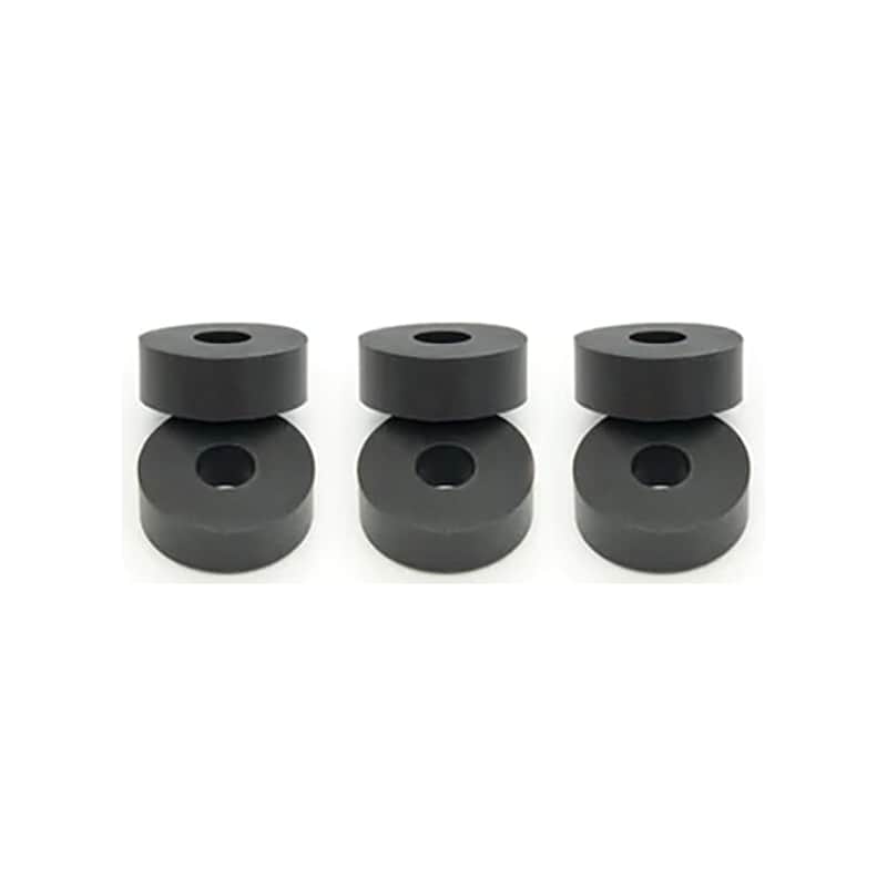 No Nuts Cymrings - 6pk Cymbal Rings - Black image 1