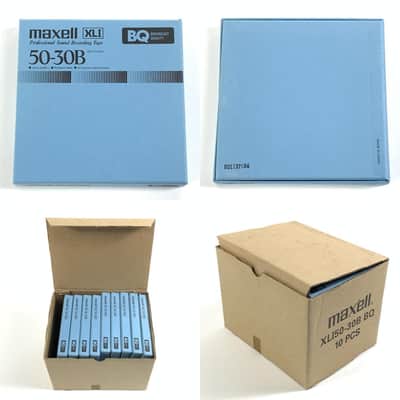 Maxell XLI 50-30B BQ Open Reel Tape Black Lot of 9　TGHM image 10