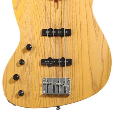 Sire Marcus Miller V6 4-string Left-handed Electric Bass Guitar - Butterscotch image 2
