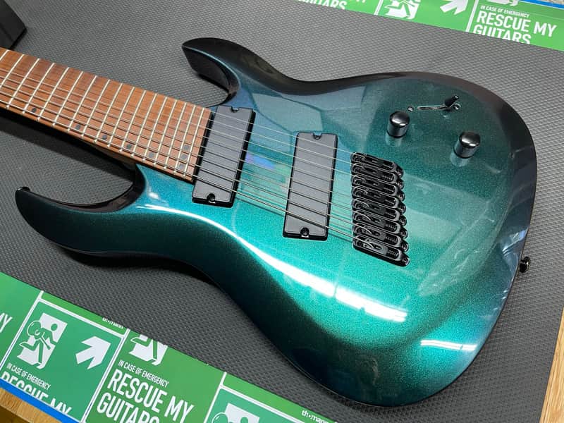 Harley Benton R-458FFB Roasted Multiscale Flip Flop Blue The