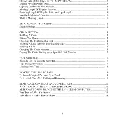 Linn LM-1 Instruction Manual (Rev2/Rev3) image 2