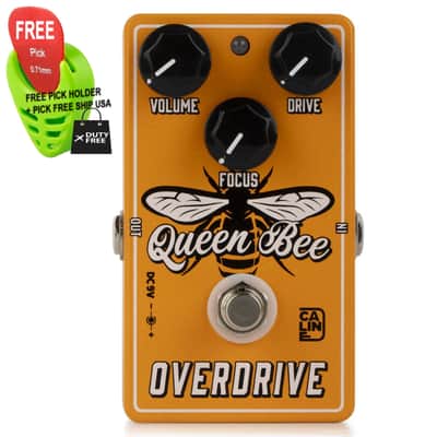 Caline CP-503 Queen Bee Overdrive Pedal, FREE PICK + HOLDER+ FREE SHIP USA image 1