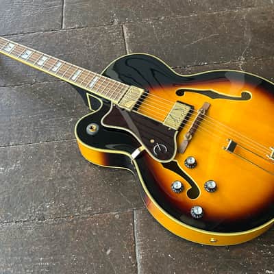 Epiphone Broadway with Laurel Fretboard Left-Handed 2023 - Present - Vintage Sunburst image 4