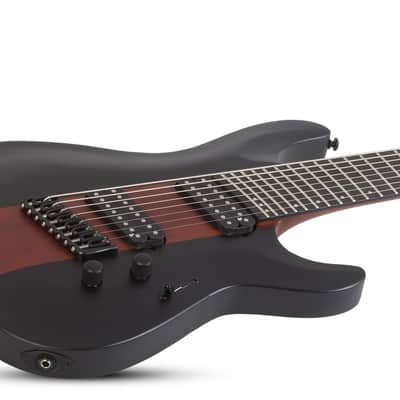 Schecter C-8 Multiscale Rob Scallon Satin Dark Roast image 3
