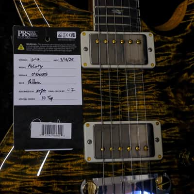 PRS McCarty Electric Guitar - Yellow Tiger, 10-Top image 12