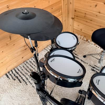Roland TD713 V-Drum Kit with Mesh Pads 2024 - Present - Black image 8