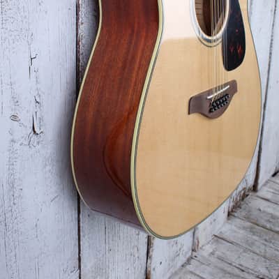 Yamaha FG820-12 Dreadnought 12 String Acoustic Guitar Solid Spruce Top Natural image 8