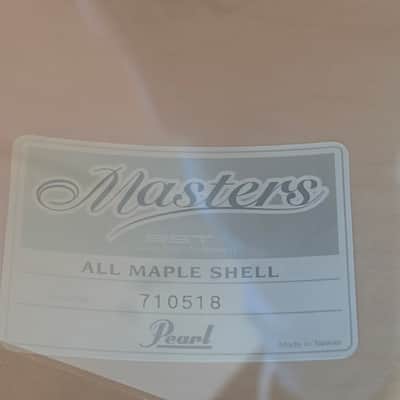 Pearl Masters maple tom 13x10”  MCX1310D/C 2012-2015 - Bronze glass glitter image 8