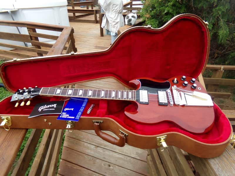 Gibson SG Standard with Lyre tailpiece, 2021 - cherry red