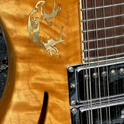 Pavel 12-String Electric Hollow Body 2000 - a stunning over the top Blonde 12-string on a budget. image 8