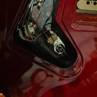 PRS CE 24 Maple Top Tremolo 1995 - 2008 - Scarlet Red image 5